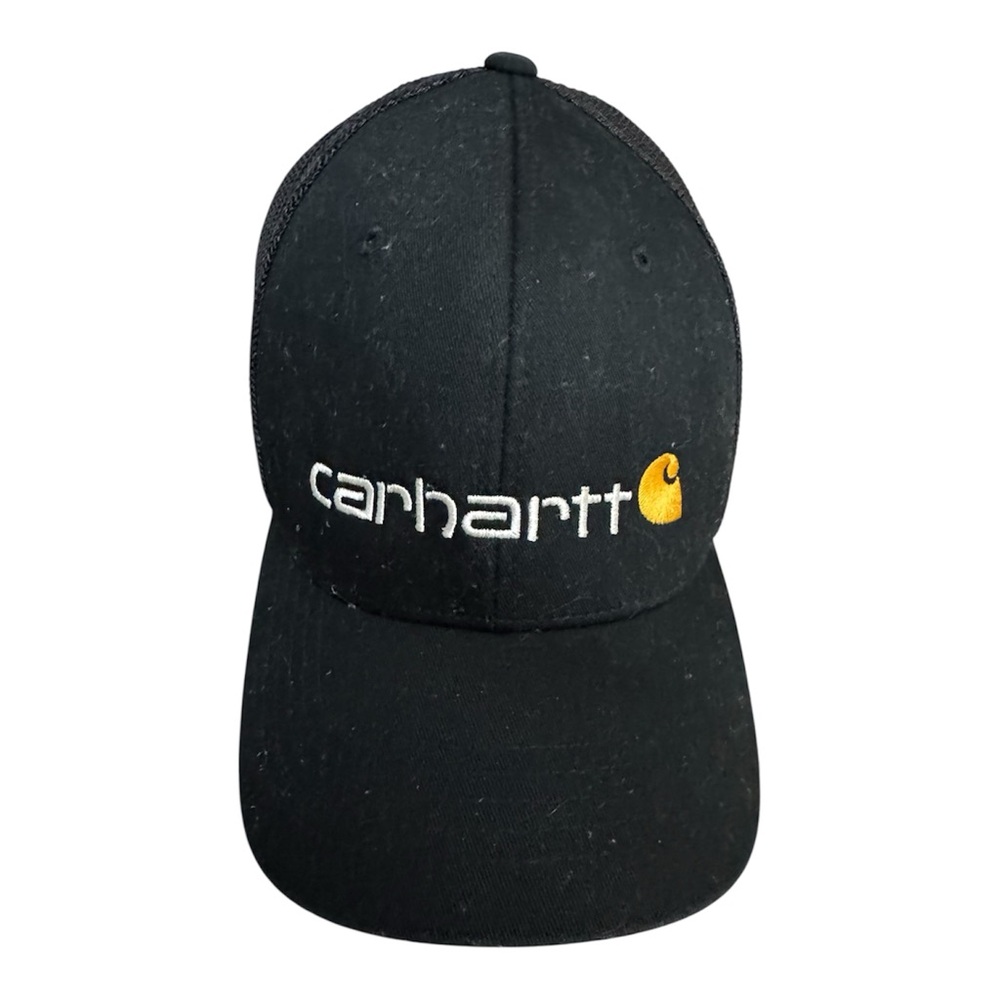 Carhartt Black Mesh Cap with Red Flexfit Tag
